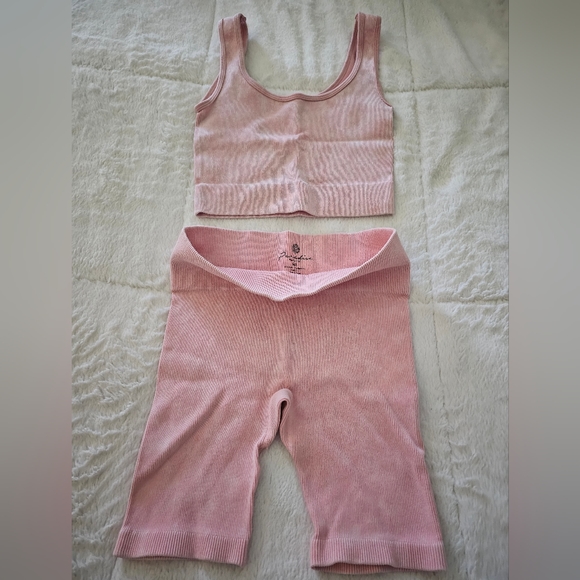 Paradise Fashion 2 PC Set (Stone Washed Pink) - Picture 4 of 6